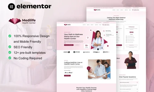MediLife klinik hemsida